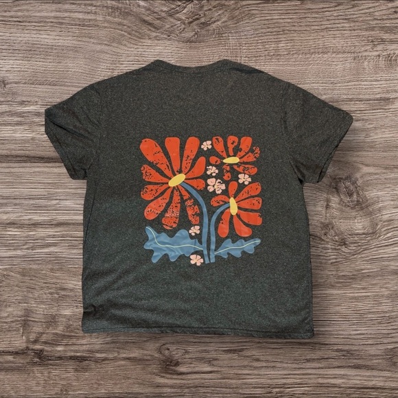 Positive Energy “You Grow Through What You Go Through” Gray Short Sleeve T shirt - Picture 2 of 3